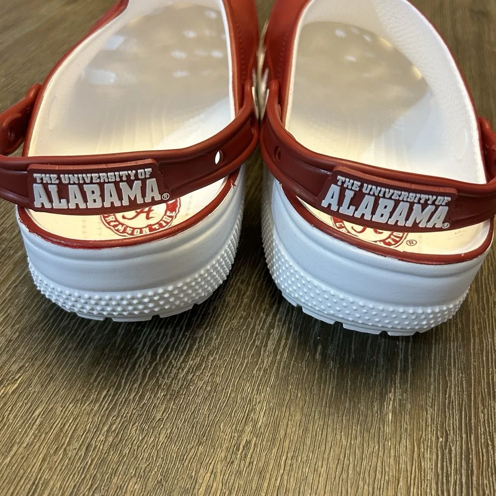 Alabama Crimson Tide Classic Crocs University of Alabama Men 10 Women's 12